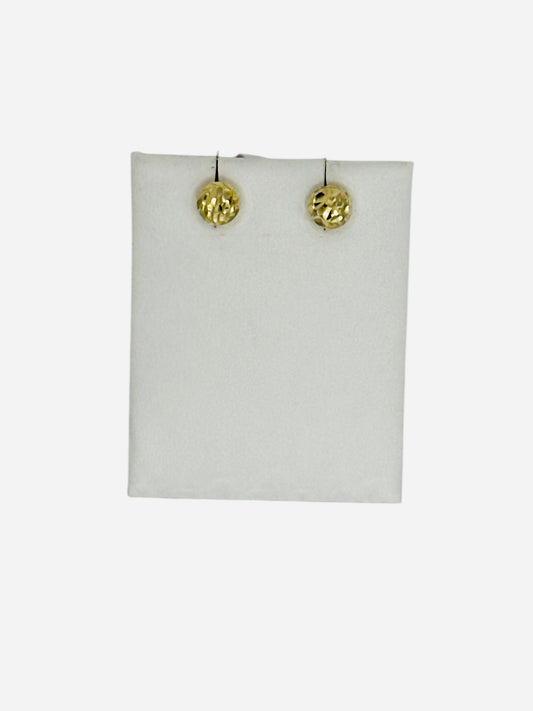 Pendiente 14k 1g corte brillo