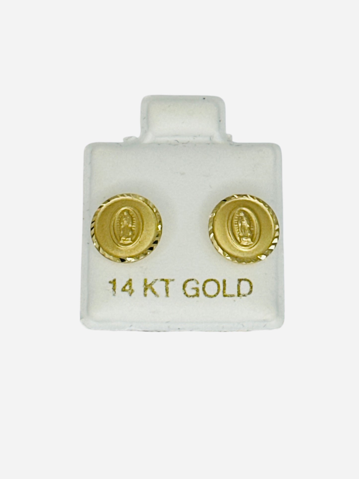 Pendiente de la Virgen 14k