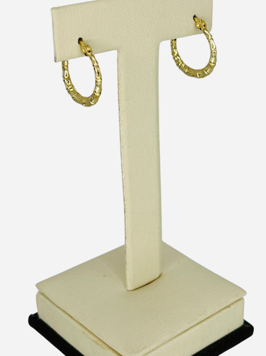 Argollas pequeñas 14k 1.3g