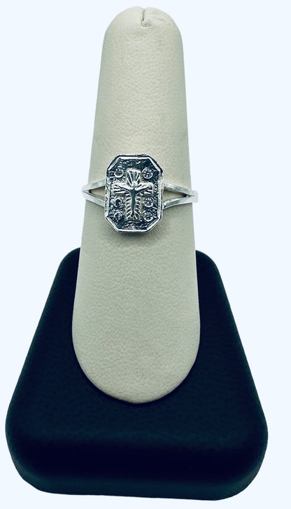 Anillo cruz 925